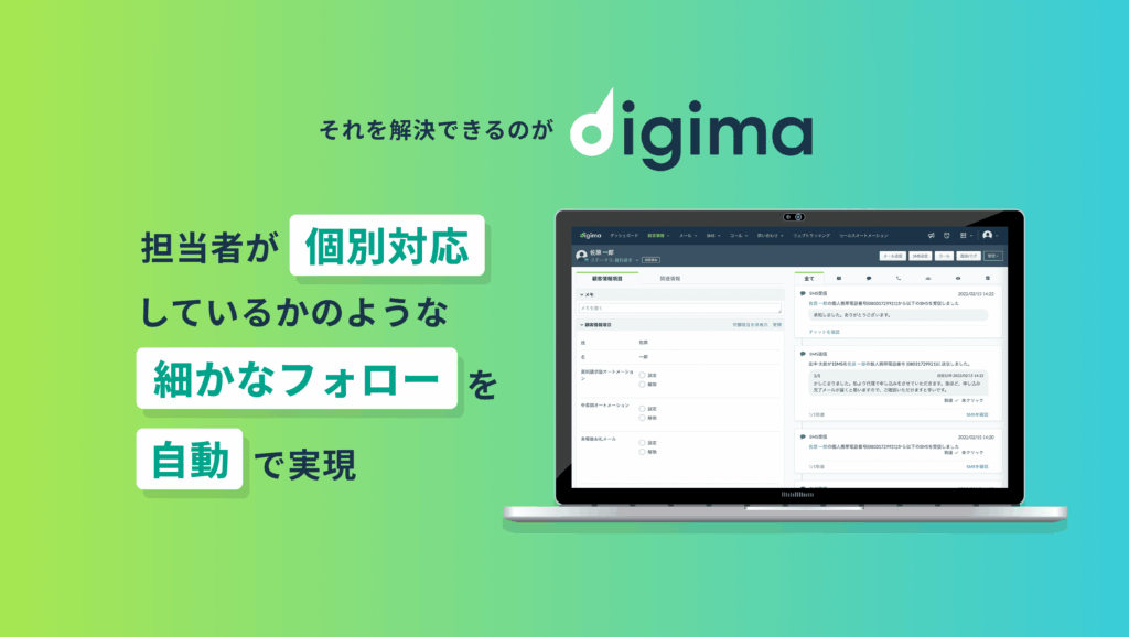 不動産業界向け営業支援ツール「Digima」｜料金・特徴｜ミカタストア